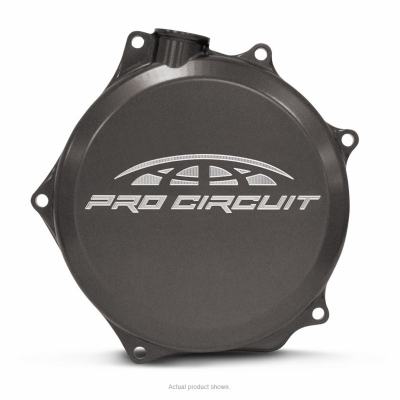 Tapa de embrague Pro Circuit para Suzuki RM-Z450: aluminio, negro CCS07250