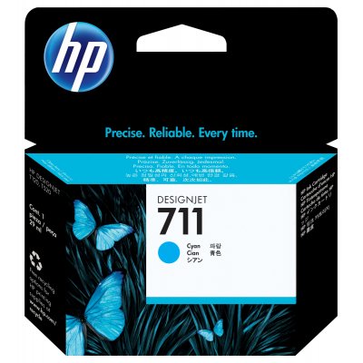 Cartucho de tinta DesignJet 711 cian de 29 ml