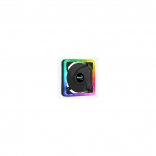 VENTILADOR AEROCOOL 12CM DOBLE ANILLO LED RGB ALMOHADILLAS ANTIVIBRACION EDGE14
