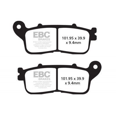 Pastilla de freno EBC FA623HH