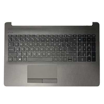 Top case + Teclado compatible para portátil HP 250 G7 / 255 G7 gris oscuro M04975-071