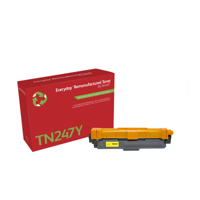 Everyday Tóner Everyday? Amarillo remanufacturado de Xerox es compatible con Brother TN247Y, Capacidad alta