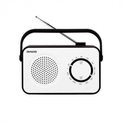 RADIO PORTATIL AIWA R-190BW BLANCO AM/FM/ALTAVOZ 3 /AUX IN/