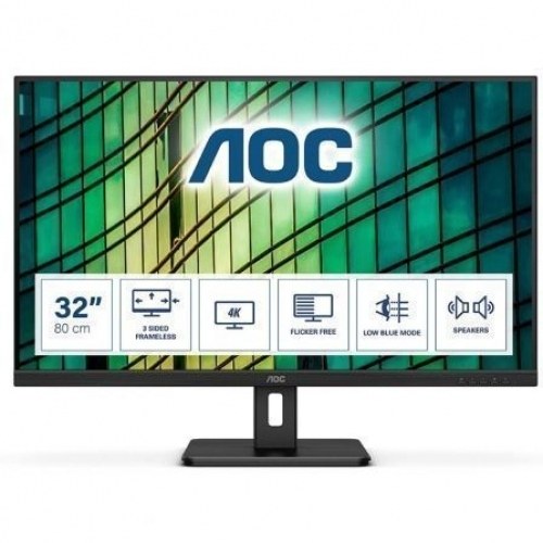 Monitor Profesional AOC U32E2N 31.5/ 4K/ Multimedia/ Negro