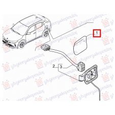 TAPA DEPOSITO DE COMBUSTIBLE(O)