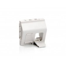 Roseta EQUIP para 2 Conectores Blanco (EQ761312)