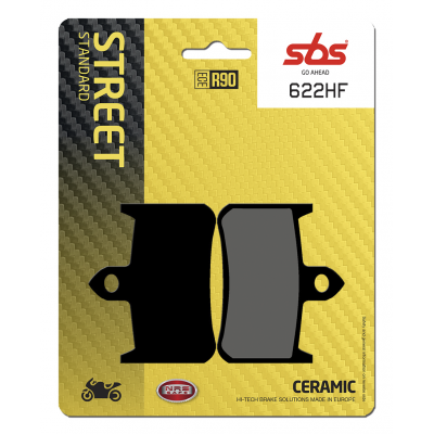 HF Street Ceramic Organic Brake Pads SBS 622HF