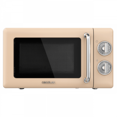 MICROONDAS CECOTEC 01704 PROCLEAN 3010 20L 700W S/GRILL RETRO BEIGE