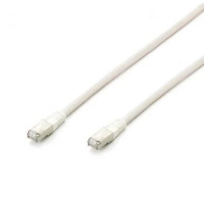 LATIGUILLO DE RED EQUIP 605610 - RJ-45 - S/FTP - CATEGORÍA 6A - 1 METRO - COLOR BLANCO