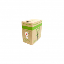 BOBINA DE CABLE CAT 6 UTP 305 METROS PARA EXTERIOR COLOR BLANCO
