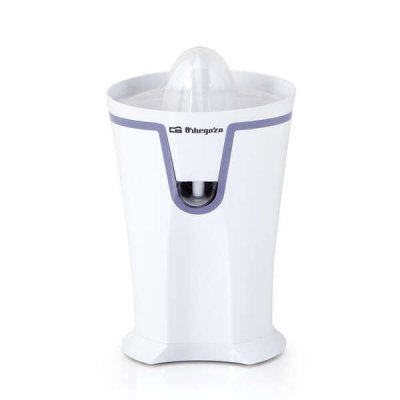Orbegozo EP 2350 Exprimidor de Zumo Eficiente - Potente Motor de 40W - Funcion Automatica de Arranque y Rotacion Bidireccional - Facil Limpieza y Anti-Goteo