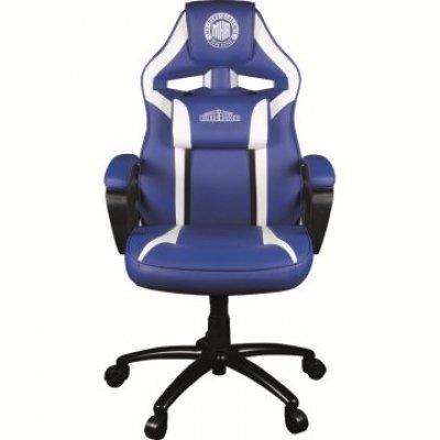 SILLA GAMER KONIX MHA GRAN COMODIDAD Y ERGONOMIA INCLINACION HASTA 15º COLOR AZUL Y BLANCO KON CHAIR