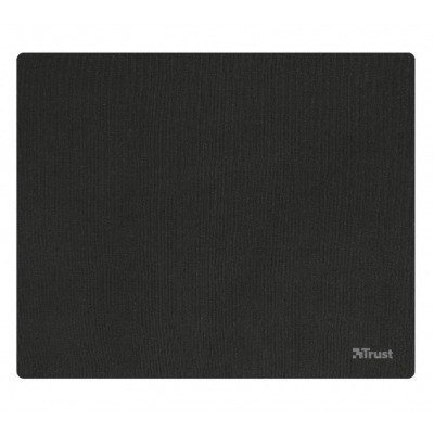 Trust Alfombrilla de Raton Ziva - Base Antideslizante - Superficie de Microfibra - 220x180 mm - Negro