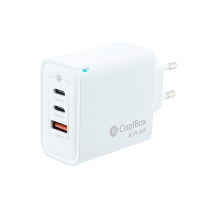 Cargador USB 65W con tecnología GaN