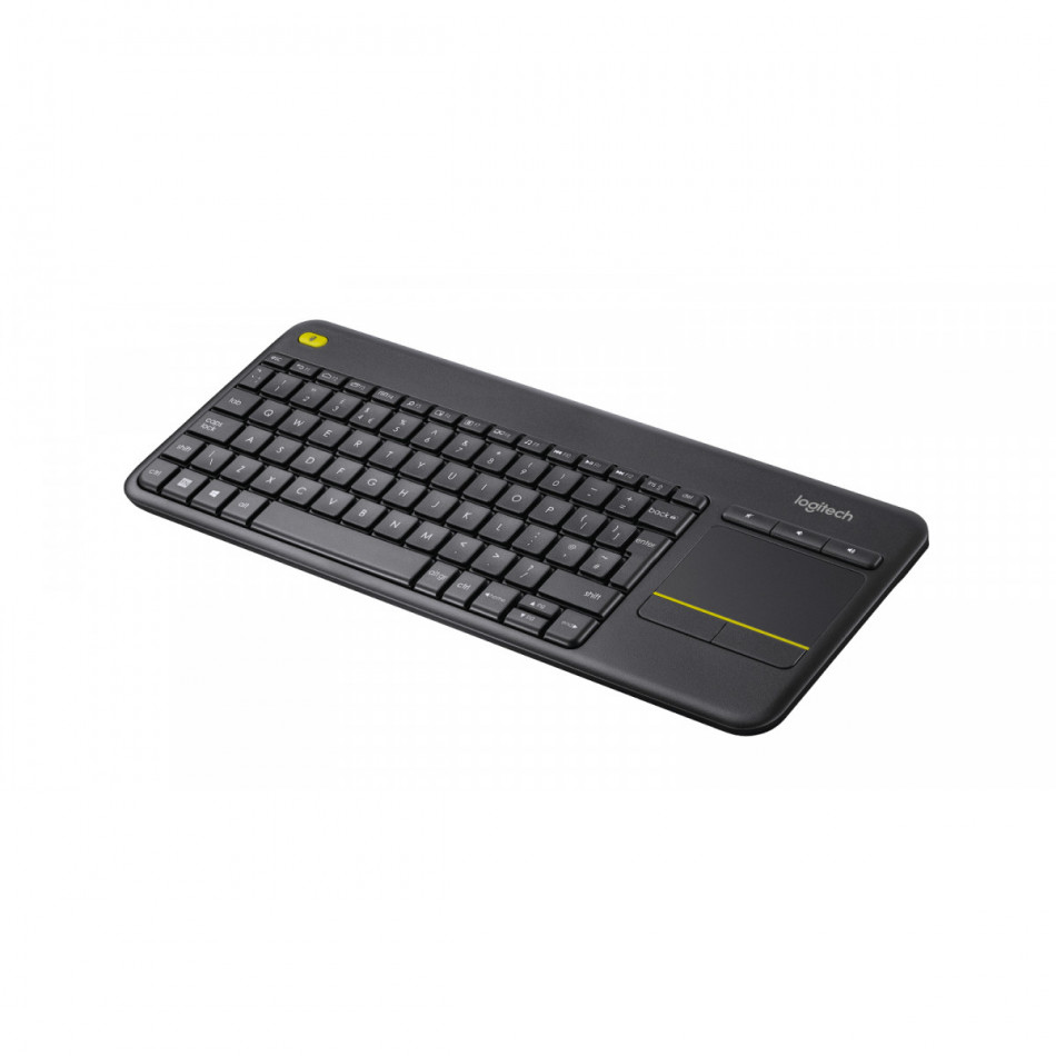 Teclado Logitech K400+ Wireless Touch Negro