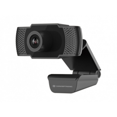 CONCEPTRONIC WEBCAM AMDIS01B 1080P Full HD Webcam with Microphone