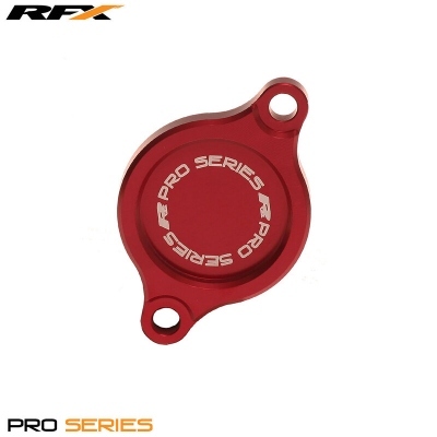 Tapa del filtro de aceite RFX Pro (rojo) - Suzuki RMZ250/450 FXFC3010099RD