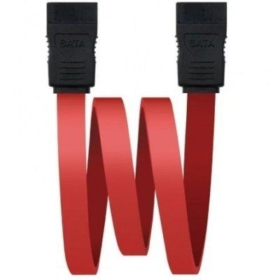 CABLE SATA NANOCABLE 10.18.0101 - VELOCIDAD HASTA 3GBP/S - 0.5M - ROJO