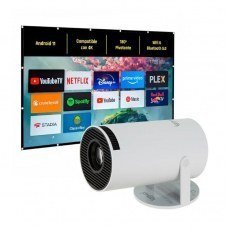 iggual Pack mini proyector + pantalla 120\1 plegabl