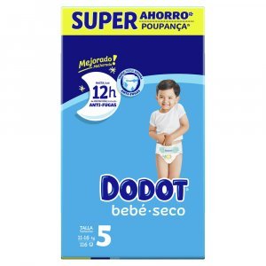 DODOT ETAPAS talla 5 pañales 11-16 kg 116 u