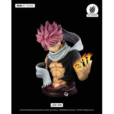 Natsu dragneel busto resina escala 73 cm fairy tail mub by tsume