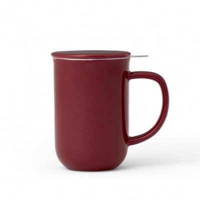 Taza te porcelana viva scandinavia minima balance cranberry 500ml