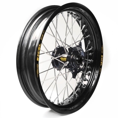 Rueda completa Haan Wheels aro negro 16-3,50 buje negro 1 65150/3/3 1 65150/3/3