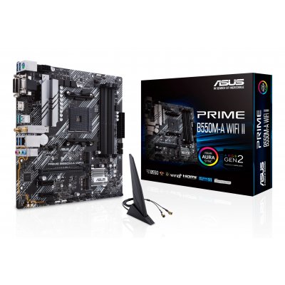 ASUS PRIME B550M-A WIFI II AMD B550 Zócalo AM4 micro ATX