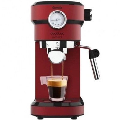 Cafetera Expreso Cecotec Cafelizzia 790 Shiny Pro/ 1350W/ 20 Bares/ Roja