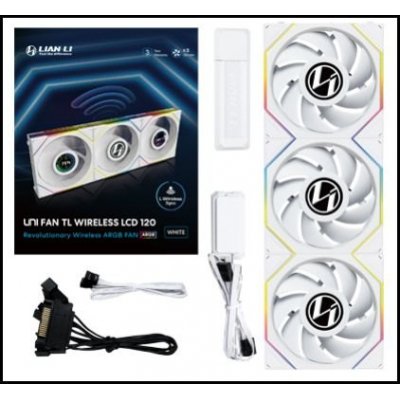 VENTILADOR 120X120 LIAN LI UNIFAN TL-LCD WIRELESS BLACK