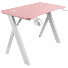 Mars Gaming MGD100RGB Mesa Gaming RGB Alfombrilla XXL Soporte Cascos + Botella 100x60cm Rosa