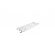 DeLOCK 12014 teclado RF inalámbrico QWERTZ Alemán Blanco