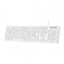 Teclado Subblim Slim Silencioso Blanco
