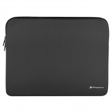 Funda de neopreno phoenix para tablet o portátil 14pulgadas interior terciopelo negra