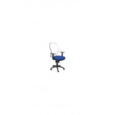 SILLA JORQUERA MALLA BLANCA ASIENTO BALI AZUL 15SBBALI229