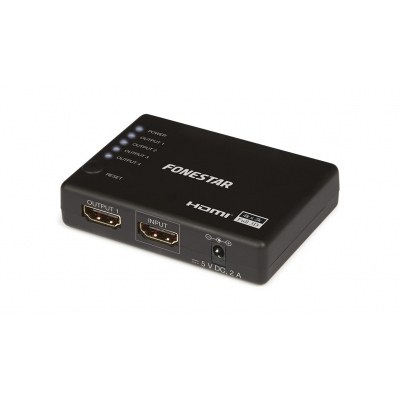 Distribuidor Splitter HDMI de 4Salidas 4K FONESTAR