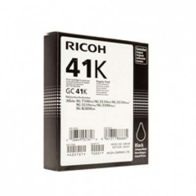 Cartucho gel ricoh gc - 41k negro (2500 pag)