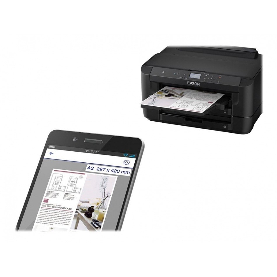 Epson Workforce Wf 7210dtw Impresora Color A Dos Caras Chorro 0566