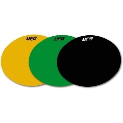 UFO Oval Adhesive Plates Yellow ME08050#D