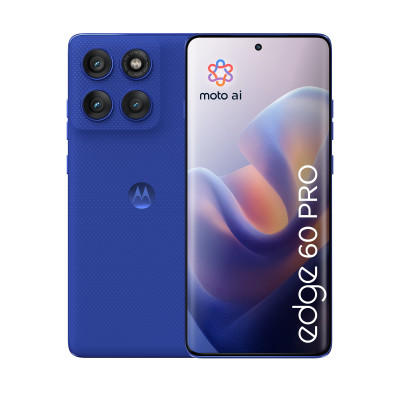 Motorola edge 60 pro 16,9 cm (6.67) SIM doble Android 15 5G USB Tipo C 12 GB 512 GB 6000 mAh Azul