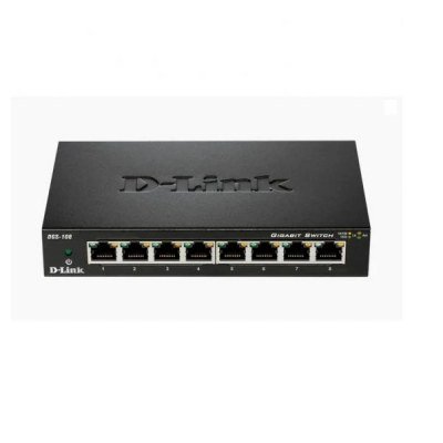 Switch D-Link DGS-108GL 8 Puertos/ RJ-45 10/100/1000