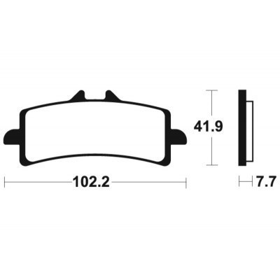 TECNIUM Sintered Metal Brake Pads - MTR341 MTR341