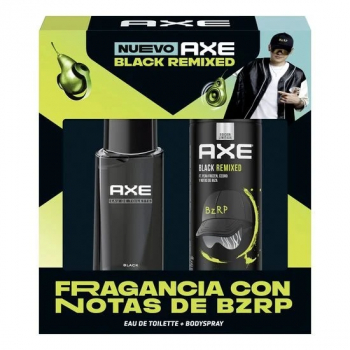 Axe Black Remixed Notas de BZRP Estuche EAU Toilette 75ML + Deo 150ML