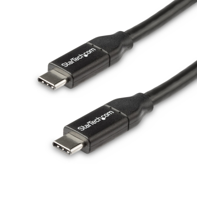 Cable de 50cm USB-C a USB-C con capacidad para Entrega de Alimentación de 5A - USB TipoC - Cable de Carga USBC - USB 2.0