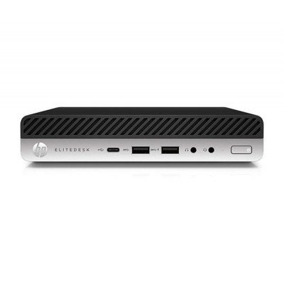 Ordenador reacondicionado mini hp elitedesk 800 g4 - i5 - 8500t - 8gb - 256gb ssd - win 10 pro - sin cable trébol