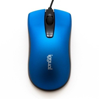 iggual Ratón óptico COM-BUSINESS-1200DPI azul