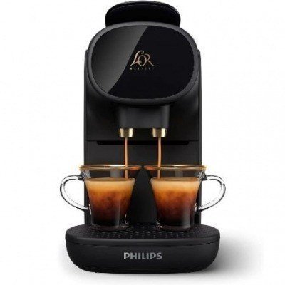 Cafetera de Cápsulas Philips L'Or Barista Sublime LM 9012/60/ Compatible cápsulas Nespresso y L'OR/ Negra