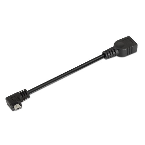 Aisens Cable Usb 2.0 Otg Acodado Tipo Micro B/M-A/H Negro 15Cm