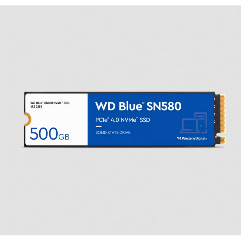 SSD WD Blue 500GB SN580 NVME M.2 PCIe 4.0 x4 WDS500G3B0E