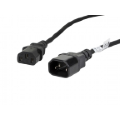 CABLE ALARGADOR LANBERG ALIMENTACION CPU IEC320 C13 H/IEC320 C14 M VDE 1.8M